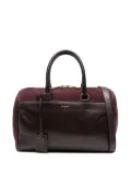 Saint Laurent Pre-Owned 2010s suede leather trim bag - Purple