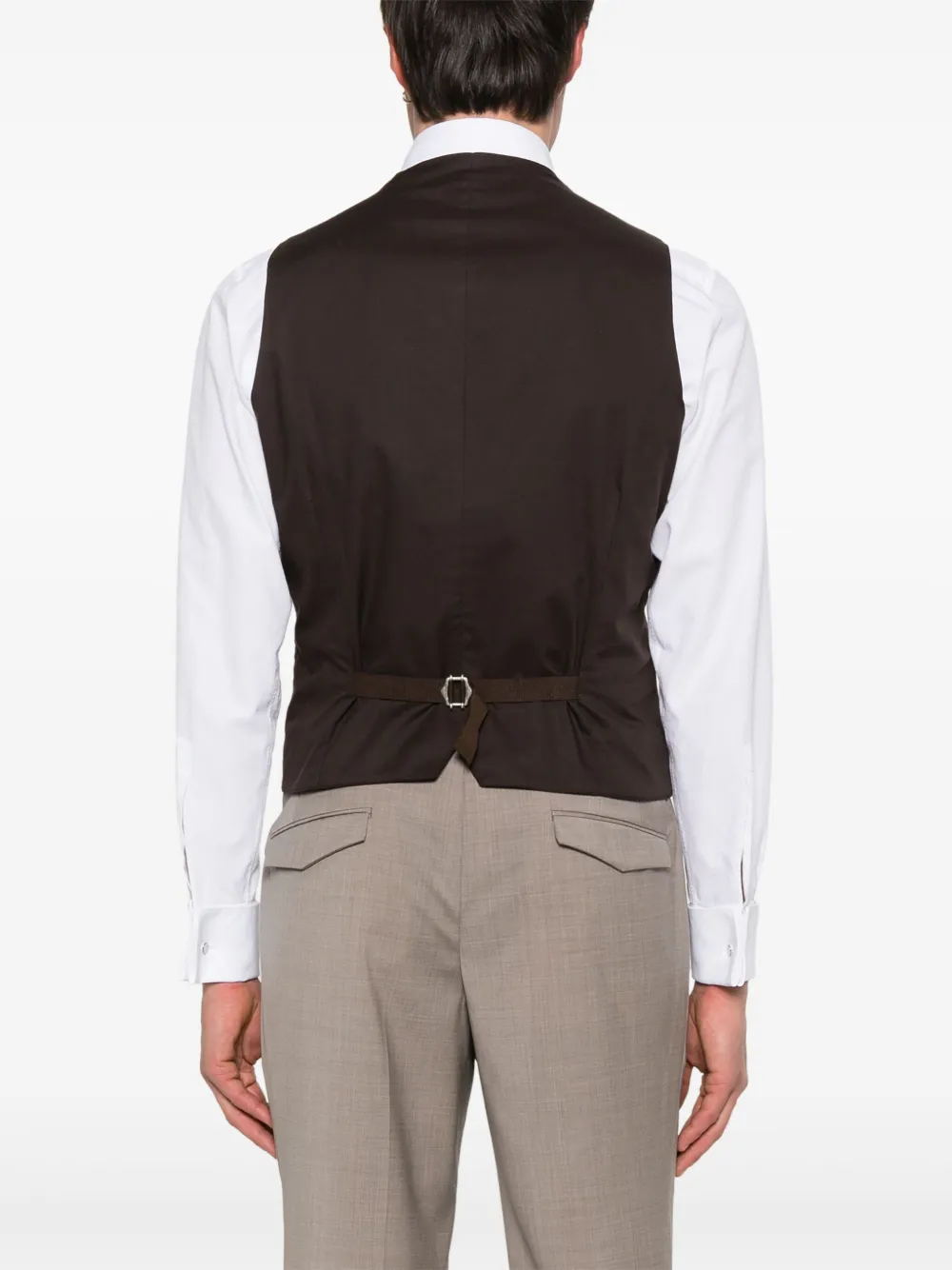 Tagliatore Ben gilet Bruin