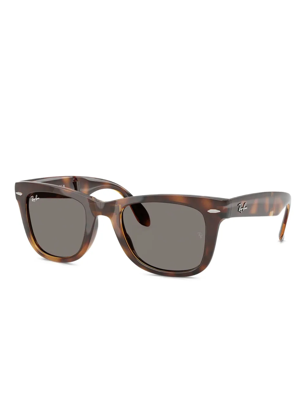 Ray-Ban Zonnebril met vierkant montuur Bruin