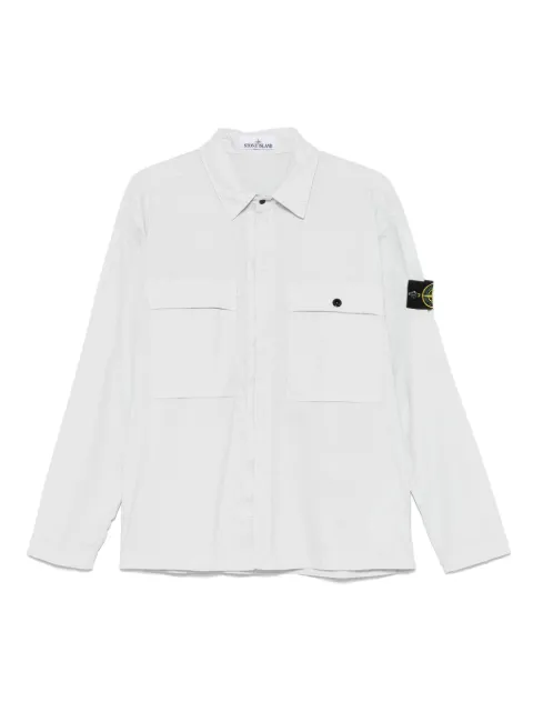 Stone Island قميص خارجي بشارة بوصلة