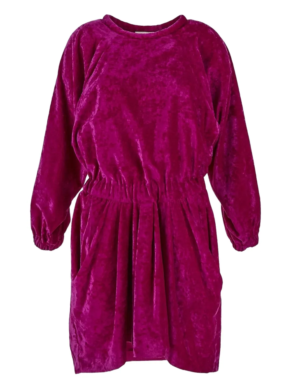 ISABEL MARANT Fluwelen mini-jurk Roze