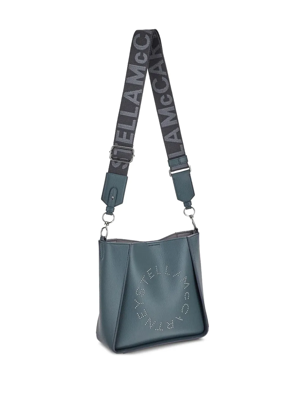 Stella McCartney Schoudertas met geperforeerd logo Groen
