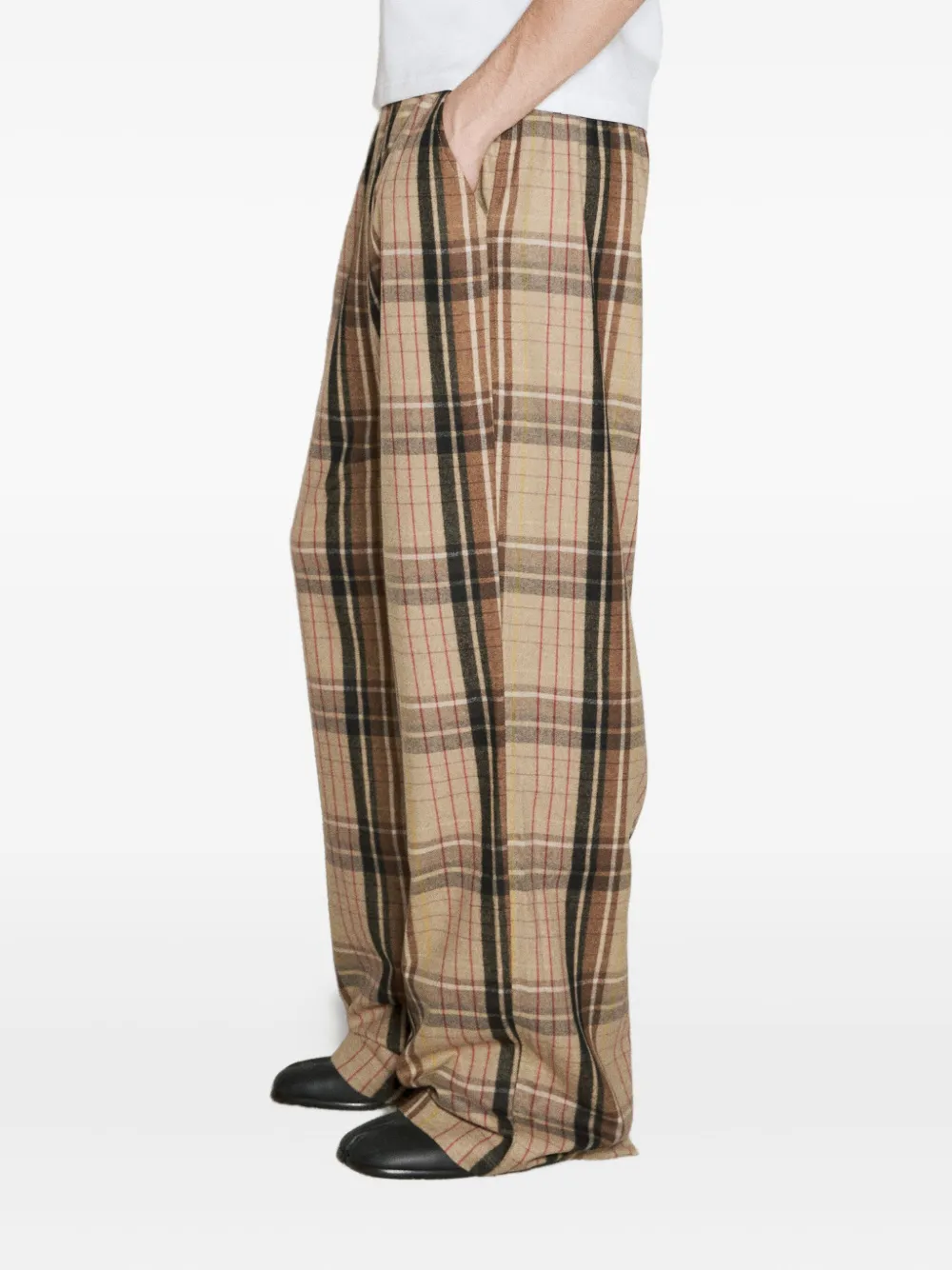 Vtmnts Wide-legged Casual Pants In Pattern