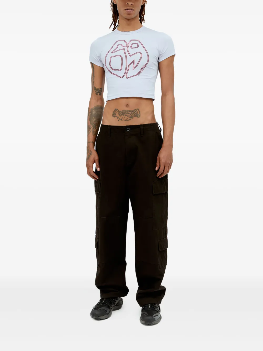Perks And Mini graphic-print cropped T-shirt | T-Shirts | Image 2
