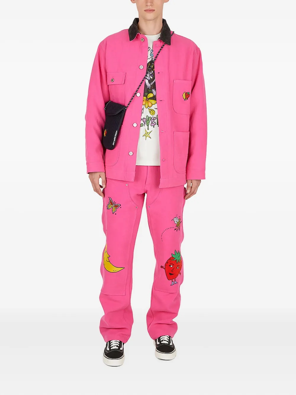 Sky High Farm Katoenen jack Roze