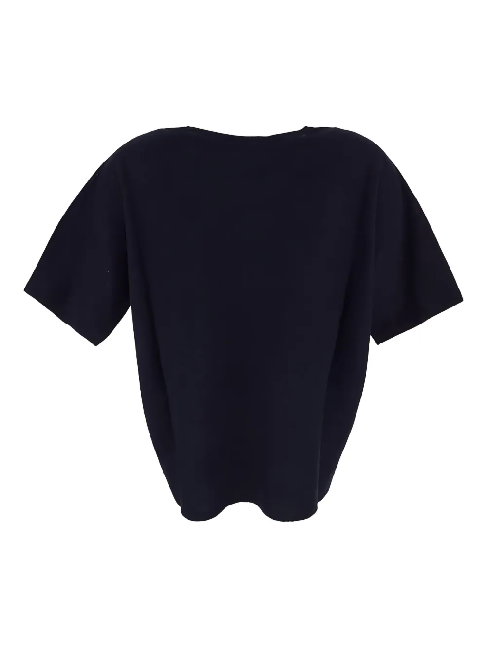 Gentry Portofino Fijngebreid T-shirt Blauw