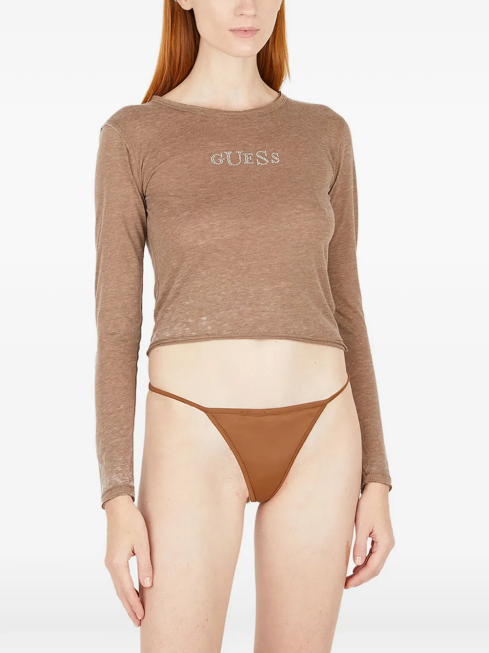 GUESS USA Stretch-jersey string Bruin