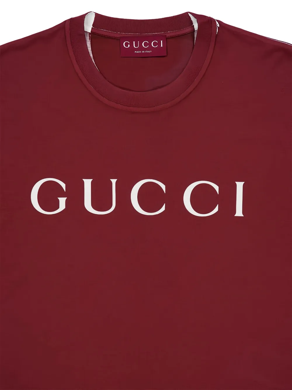 Gucci T-shirt met ronde hals Rood
