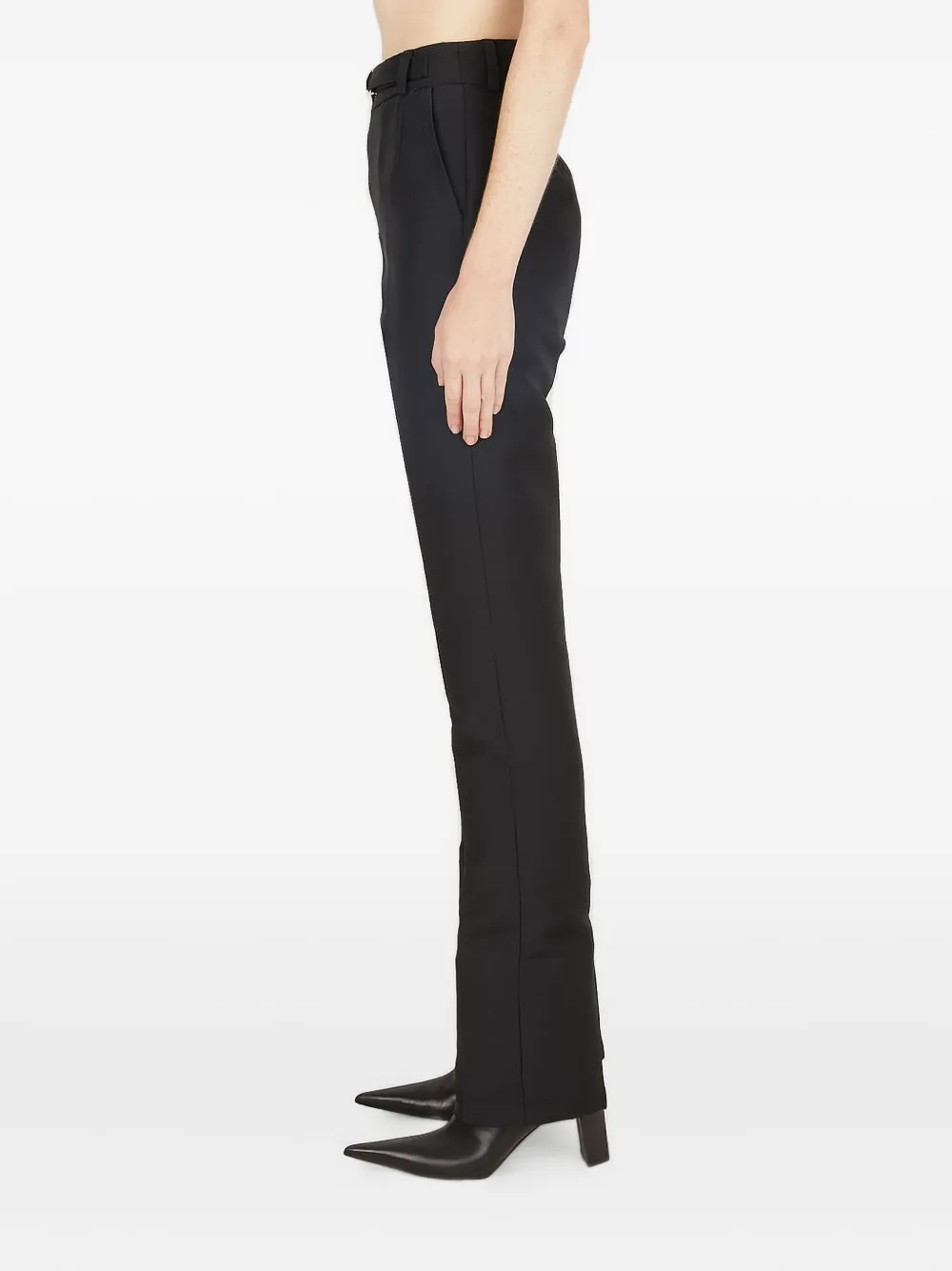 Capasa Milano Wool-blend Trousers In Black