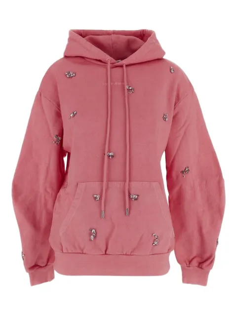 DES PHEMMES crystal-embellished hoodie