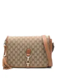 Gucci Pre-Owned 2010s GG pattern leather tassel bag - Neutrals