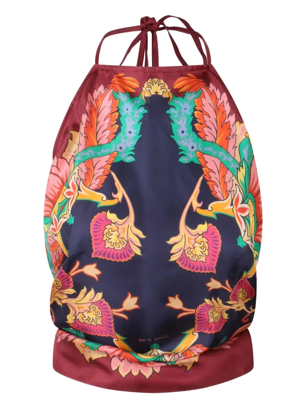 ETRO Zijden top Blauw
