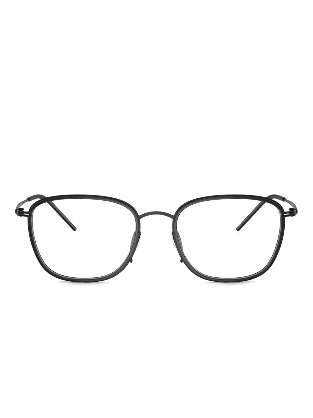 Giorgio Armani Bril met rond montuur Zwart
