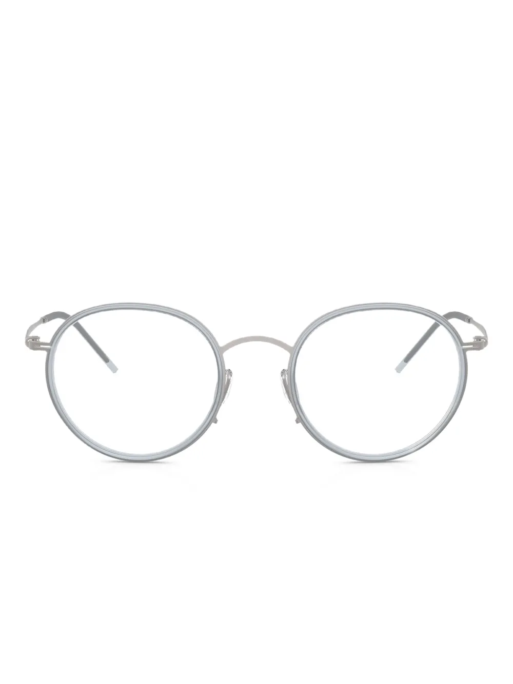 Giorgio Armani Bril met rond montuur Zilver