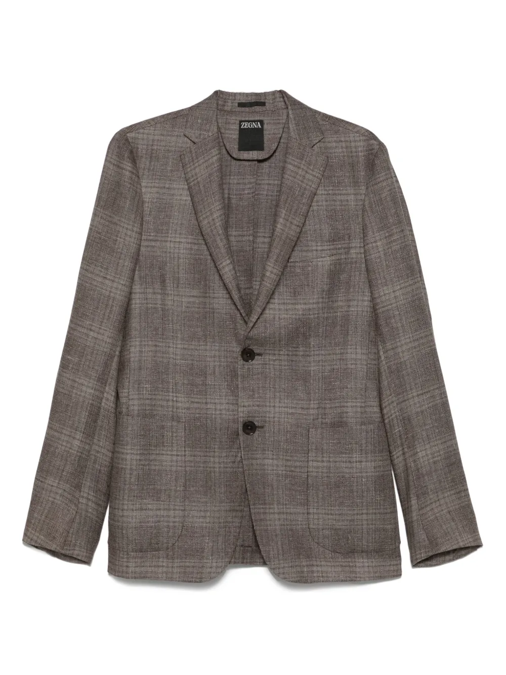 Zegna Blazer monopetto - Marrone