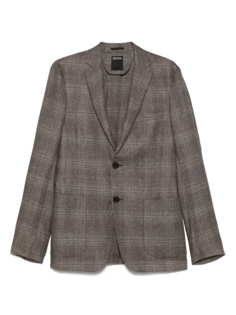 Zegna 싱글 브레스티드 블레이저
