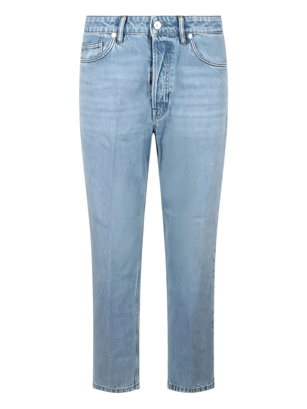 Nine In The Morning whiskering-effect jeans | Blue | Image 1