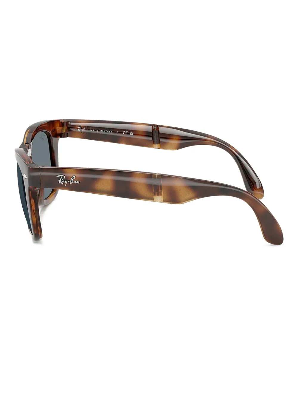 Ray-Ban Folding Wayfarer zonnebril met vierkant montuur Bruin