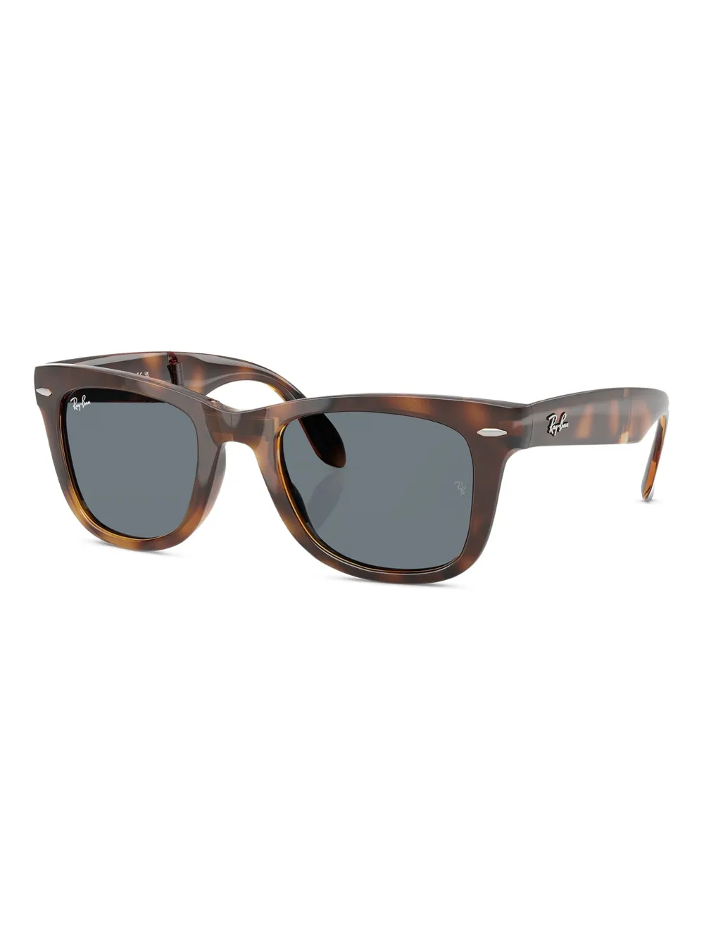 Ray-Ban Folding Wayfarer zonnebril met vierkant montuur Bruin