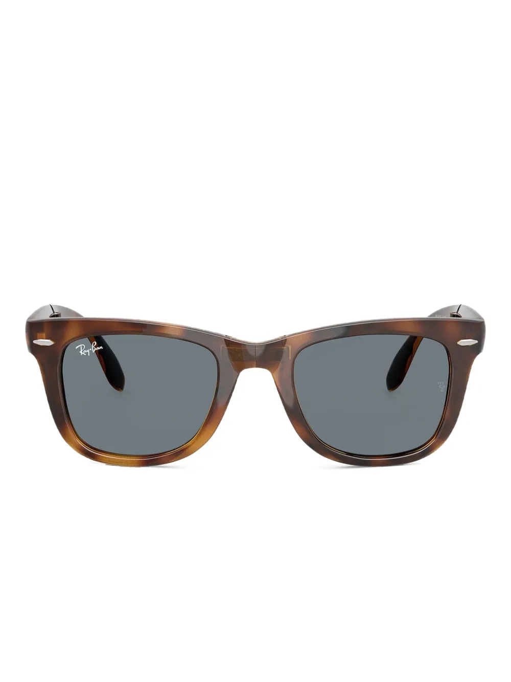 Ray-Ban Folding Wayfarer zonnebril met vierkant montuur Bruin