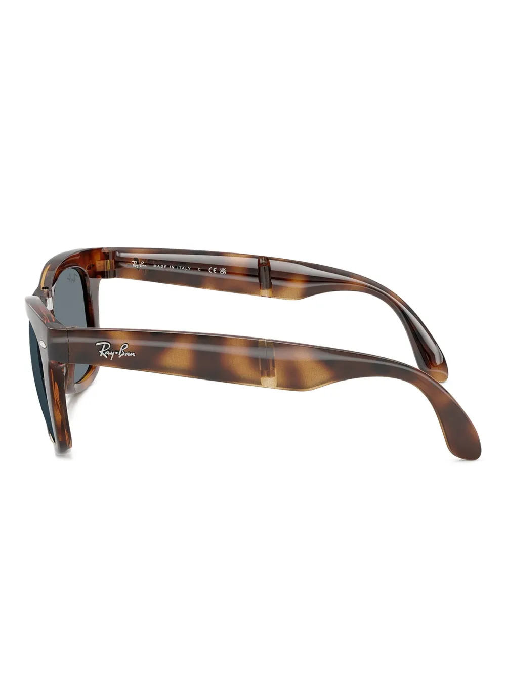  Ray-ban Folding Wayfarer Square-frame Sunglasses - Brown 