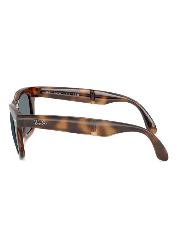 Ray-Ban FOLDING WAYFARER ブラウン サングラス Ray-Ban Folding Wayfarer スクエアフレーム サングラス | ブラウン