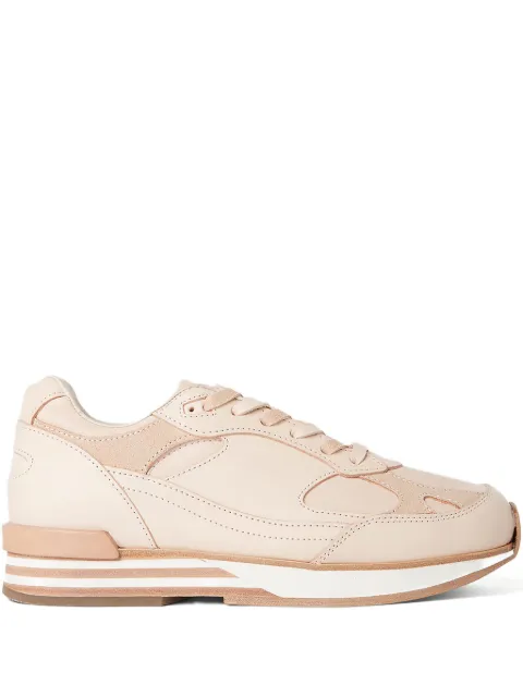 Hender Scheme leather panelled lace-up sneakers