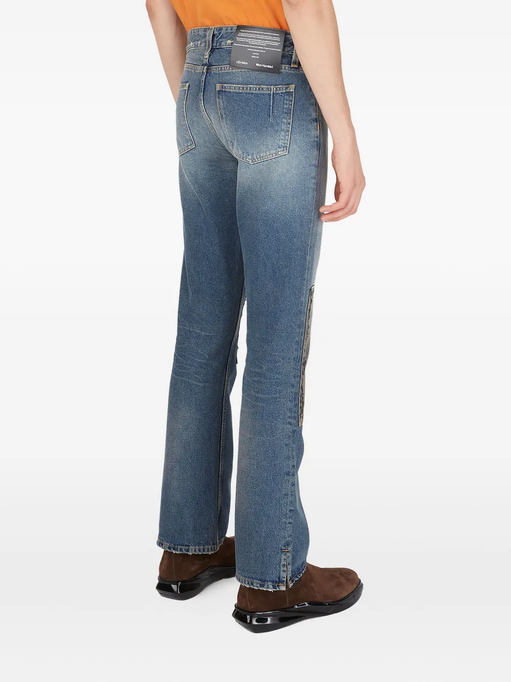 (di)vision knee-patch jeans Blauw