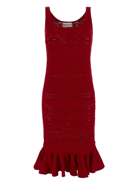 DES PHEMMES crochet-knit dress