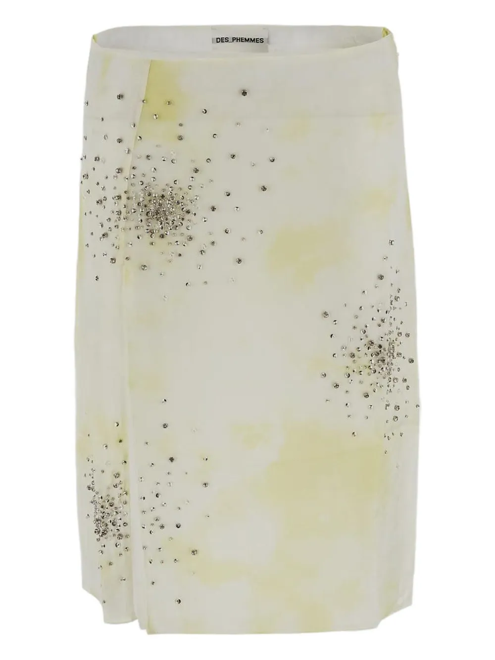 DES PHEMMES crystal-embellished skirt