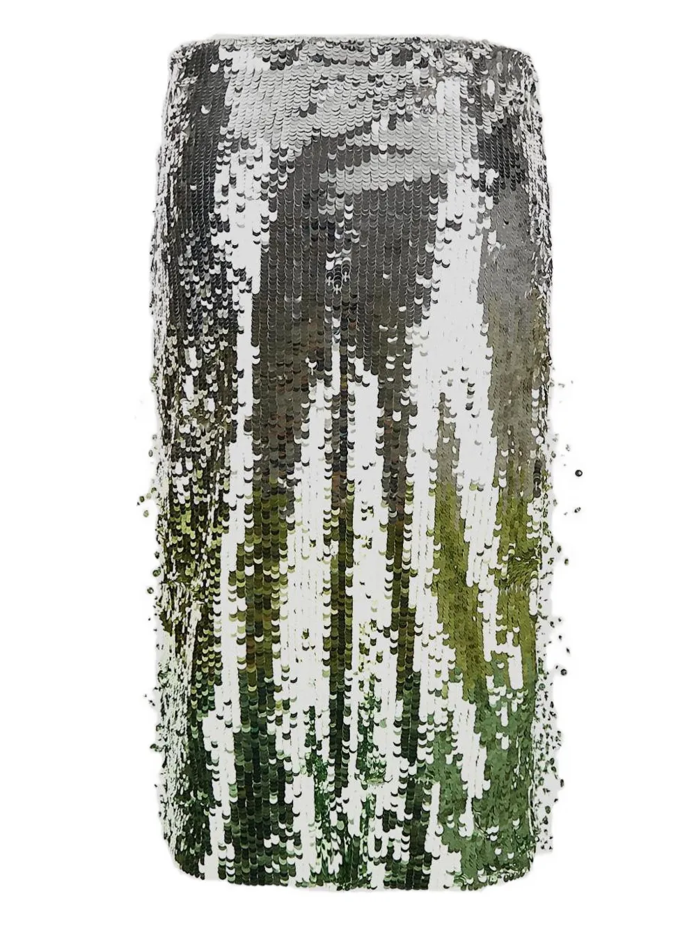 DES PHEMMES SEQUIN-EMBELLISHED MIDI SKIRT