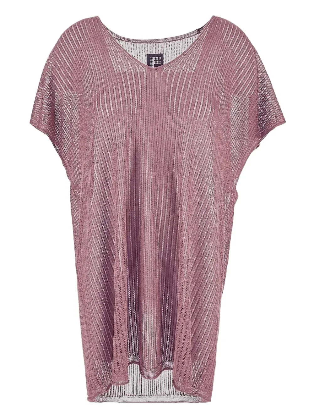 Fisico pareo con cuello redondo | rosado | Image 1