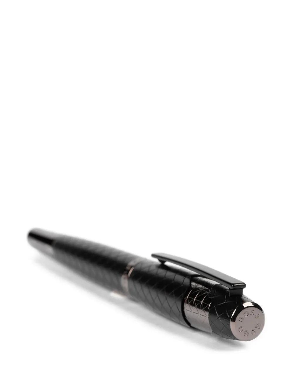Hugo Boss Chevron Pen In Black