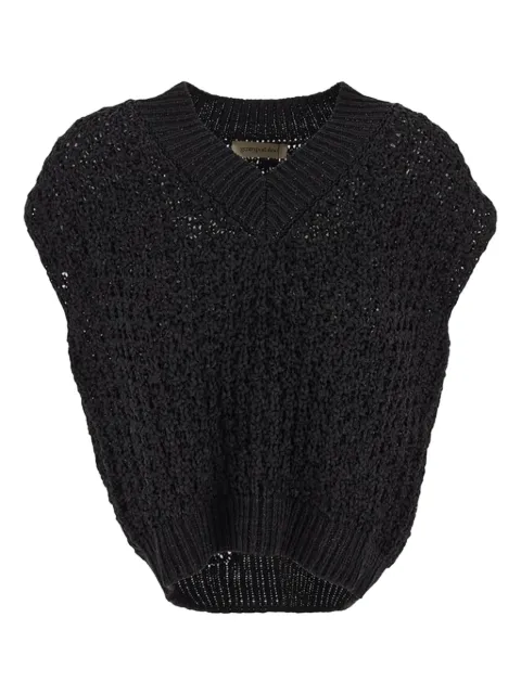 Gentry Portofino sleeveless knitted vest 