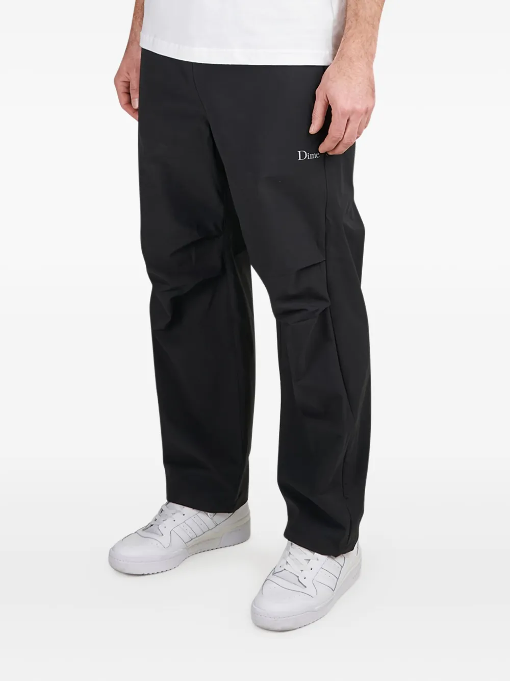 Dime Joggingbroek met logo - Zwart