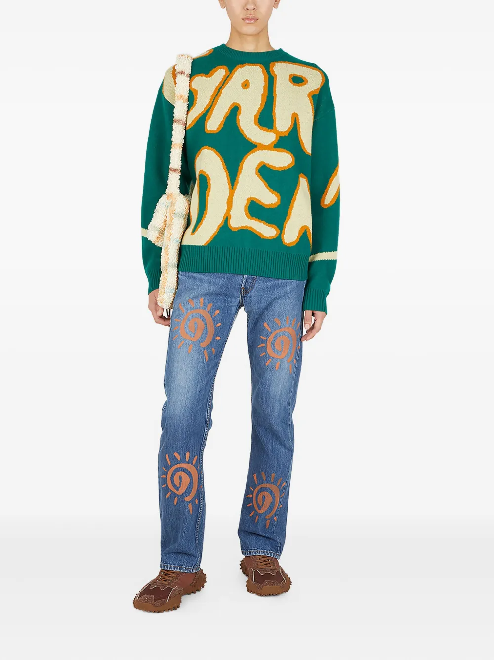 Perks And Mini graphic-motif jeans | Regular & Straight-Leg Jeans | Image 2