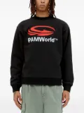 Perks And Mini logo-print fleece sweatshirt - Black