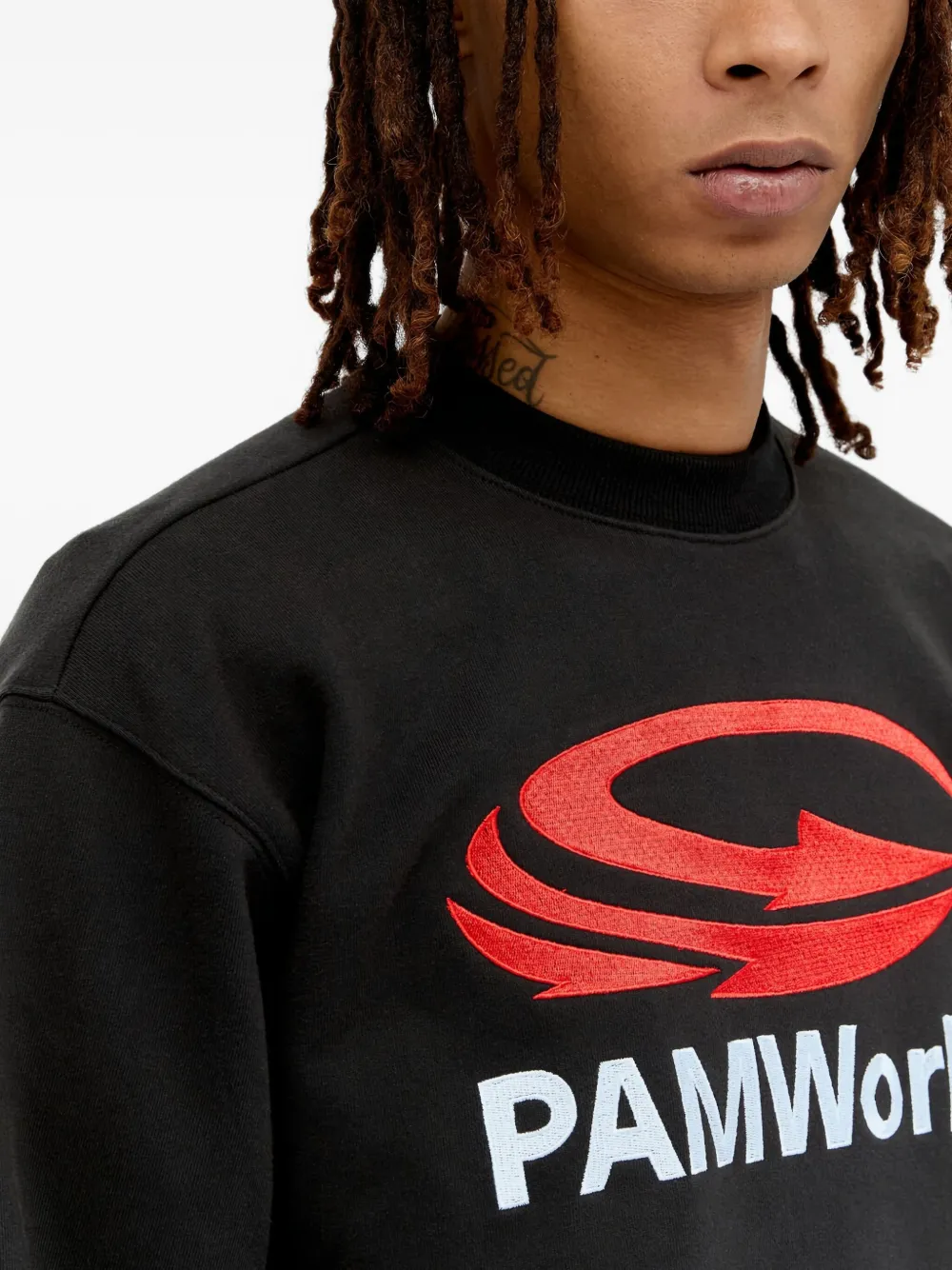 Perks And Mini Logo-print Fleece Sweatshirt In Black