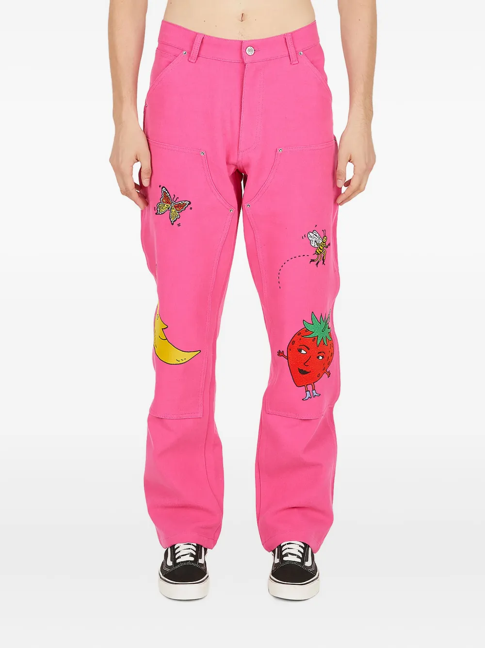 Sky High Farm Katoenen broek Roze
