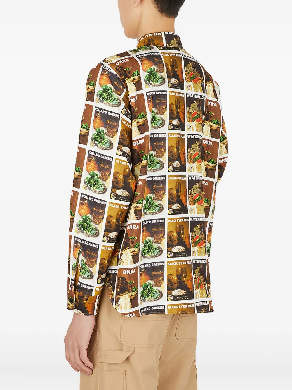 Sky High Farm katoenen shirt Bruin
