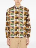 Sky High Farm cotton shirt - Brown