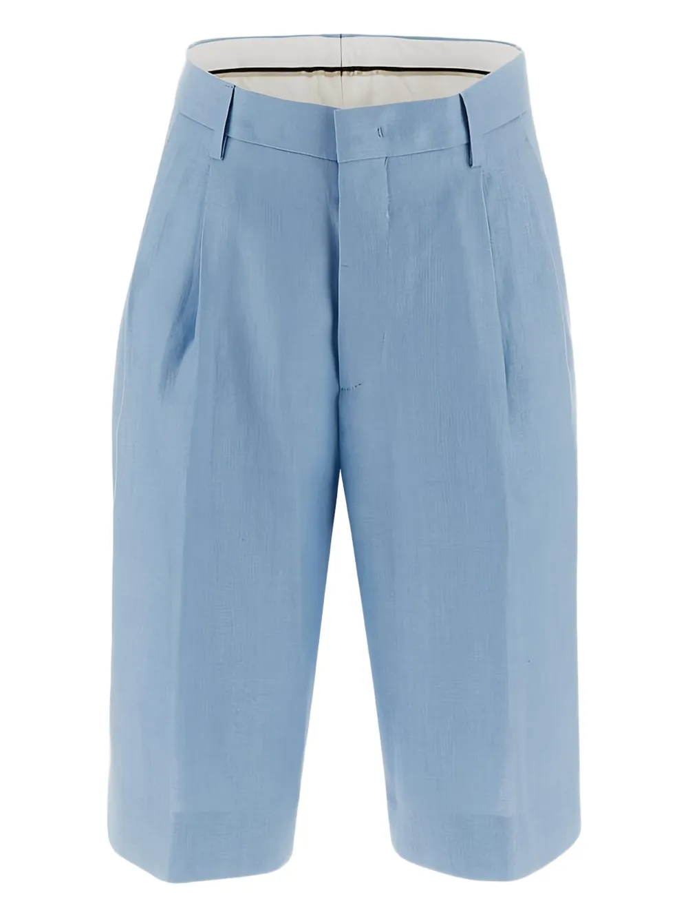 Tagliatore linen shorts | Blue | Image 1