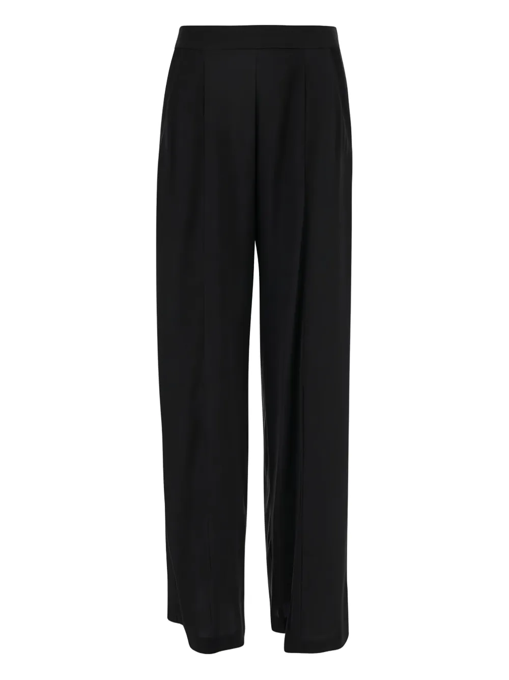 Malo Broek met wijde pijpen Zwart
