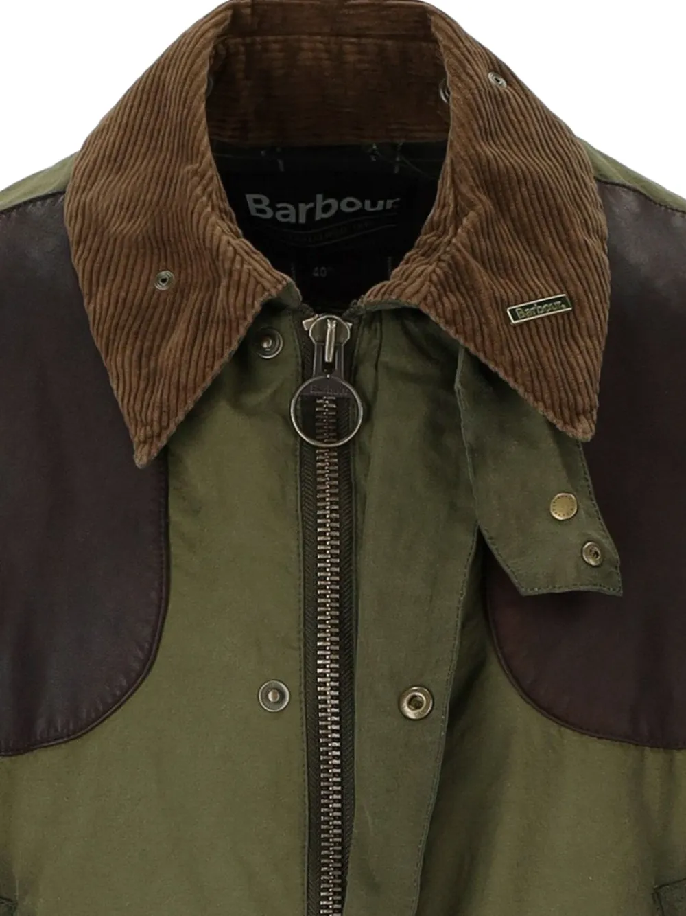 Barbour Katoenen jack Groen