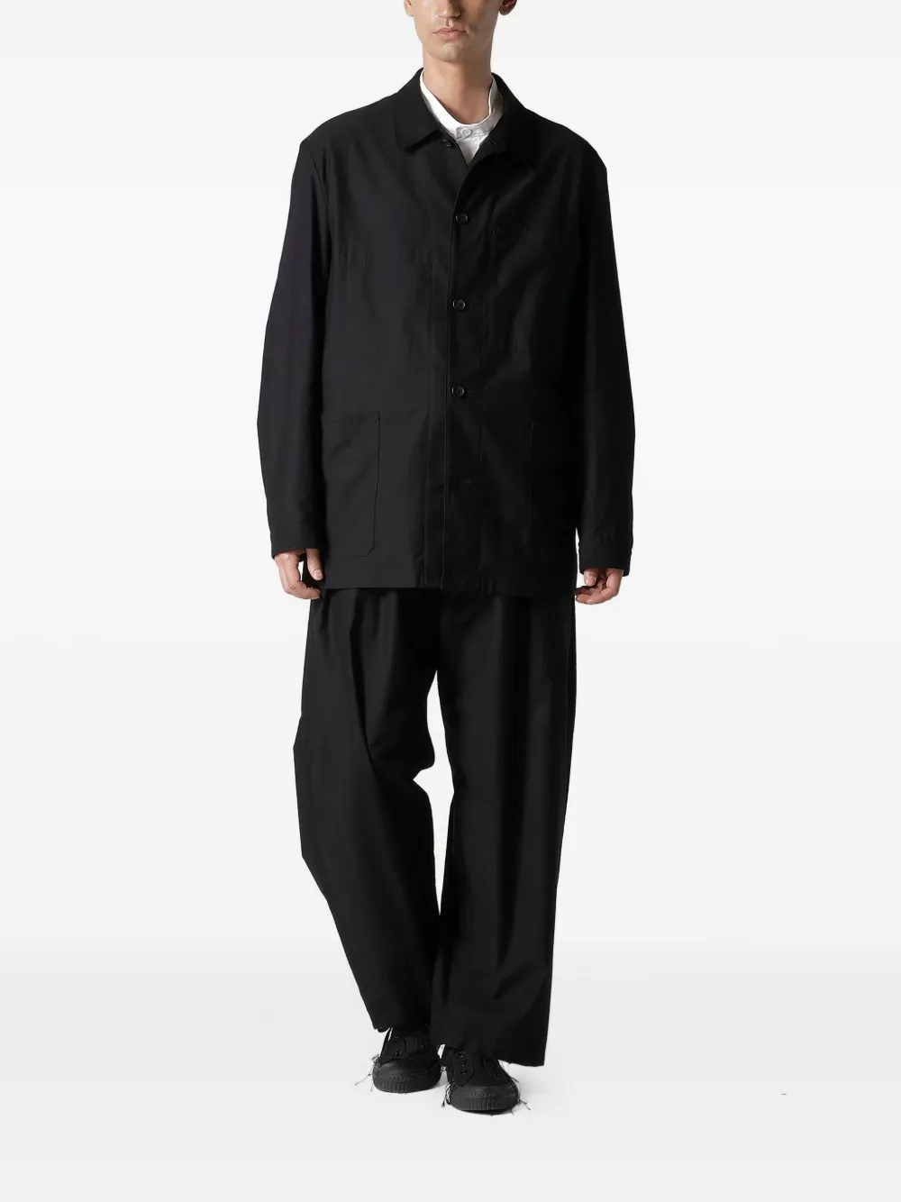 Yohji Yamamoto sobrecamisa con botones | Sobrecamisas | Image 2