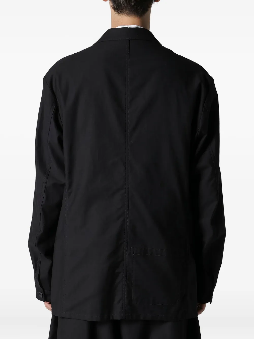 Yohji Yamamoto Button-down shirtjack Zwart