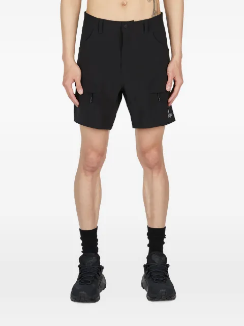 Ostrya logo-print cargo shorts