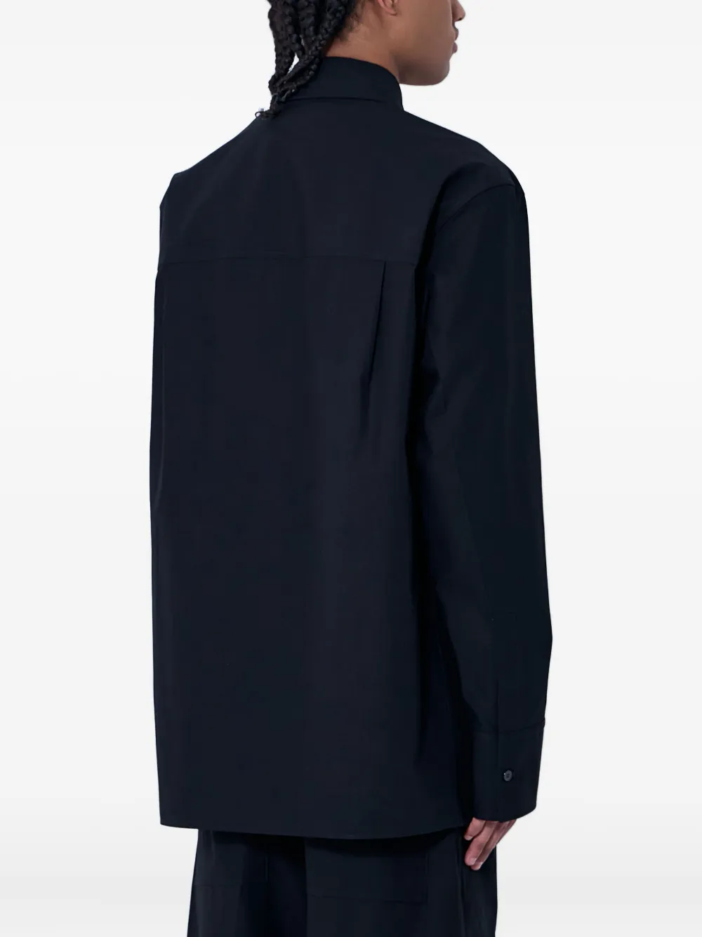 Gucci Poplin Shirt In Black