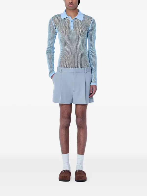 Gucci Tailored mid-rise Shorts Grey FARFETCH