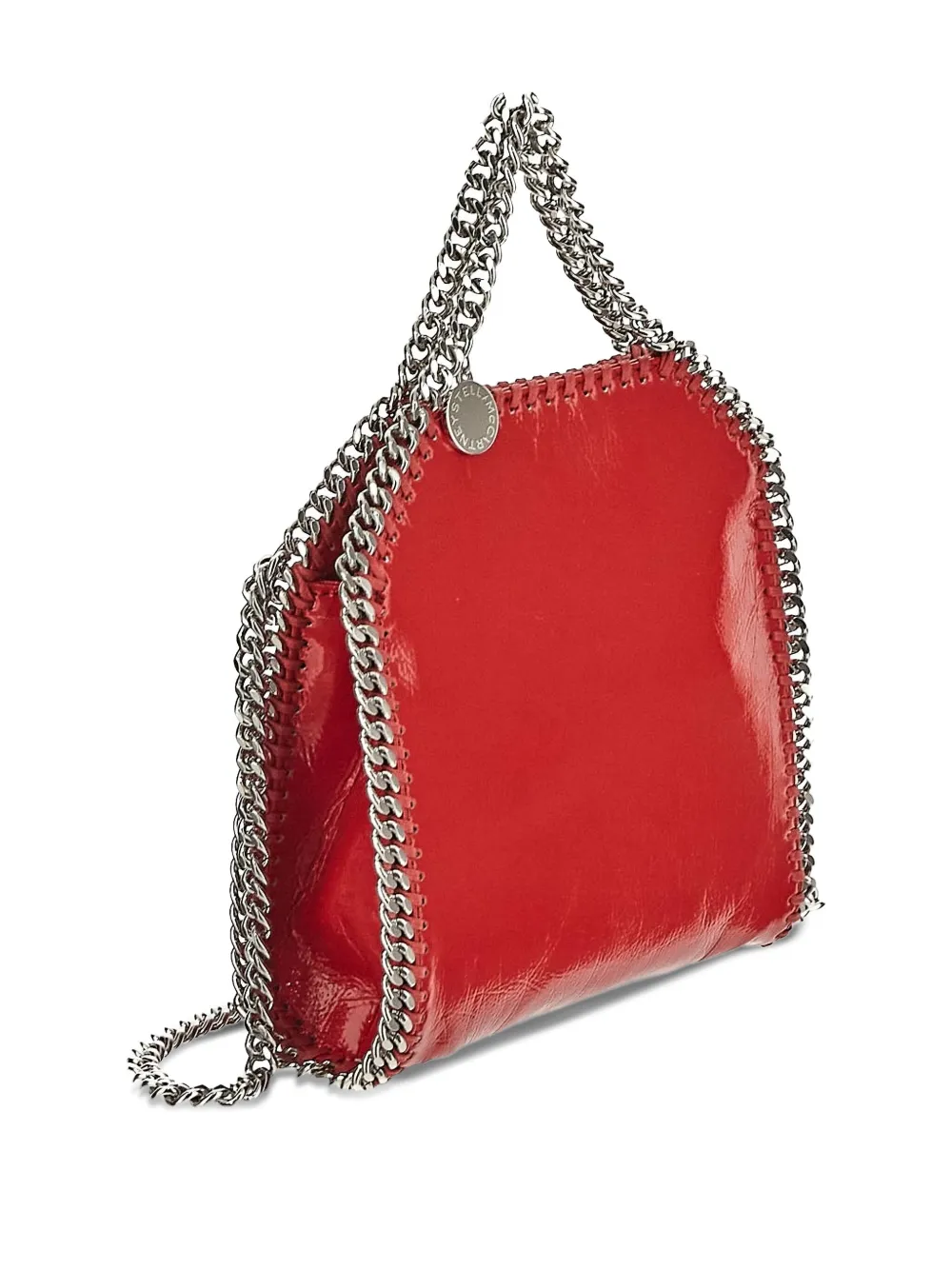 Stella McCartney Shopper met schakelketting Rood